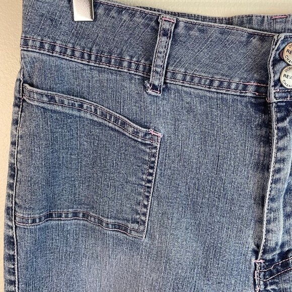 Denim Stretch Cropped Jeans Size 16 1/2 - Picture 5 of 9